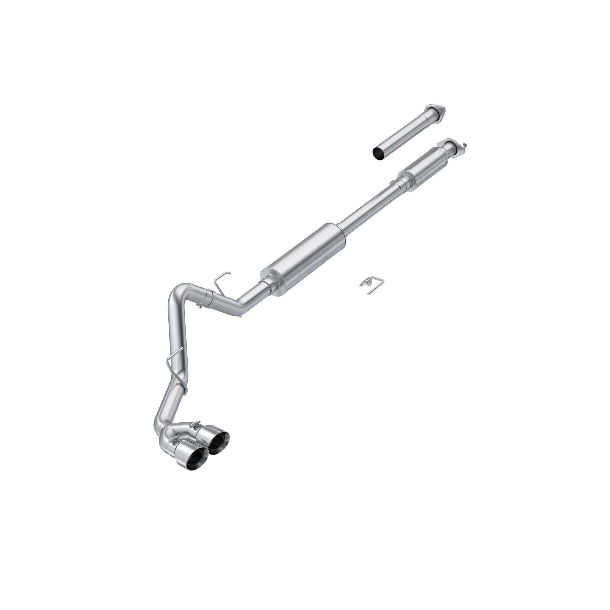 15-20 Ford F-150 2.7L, 3.5L and 5.0L Armor Lite 3-Inch Cat-Back Passenger Side Exit with Polished Tips MBRP