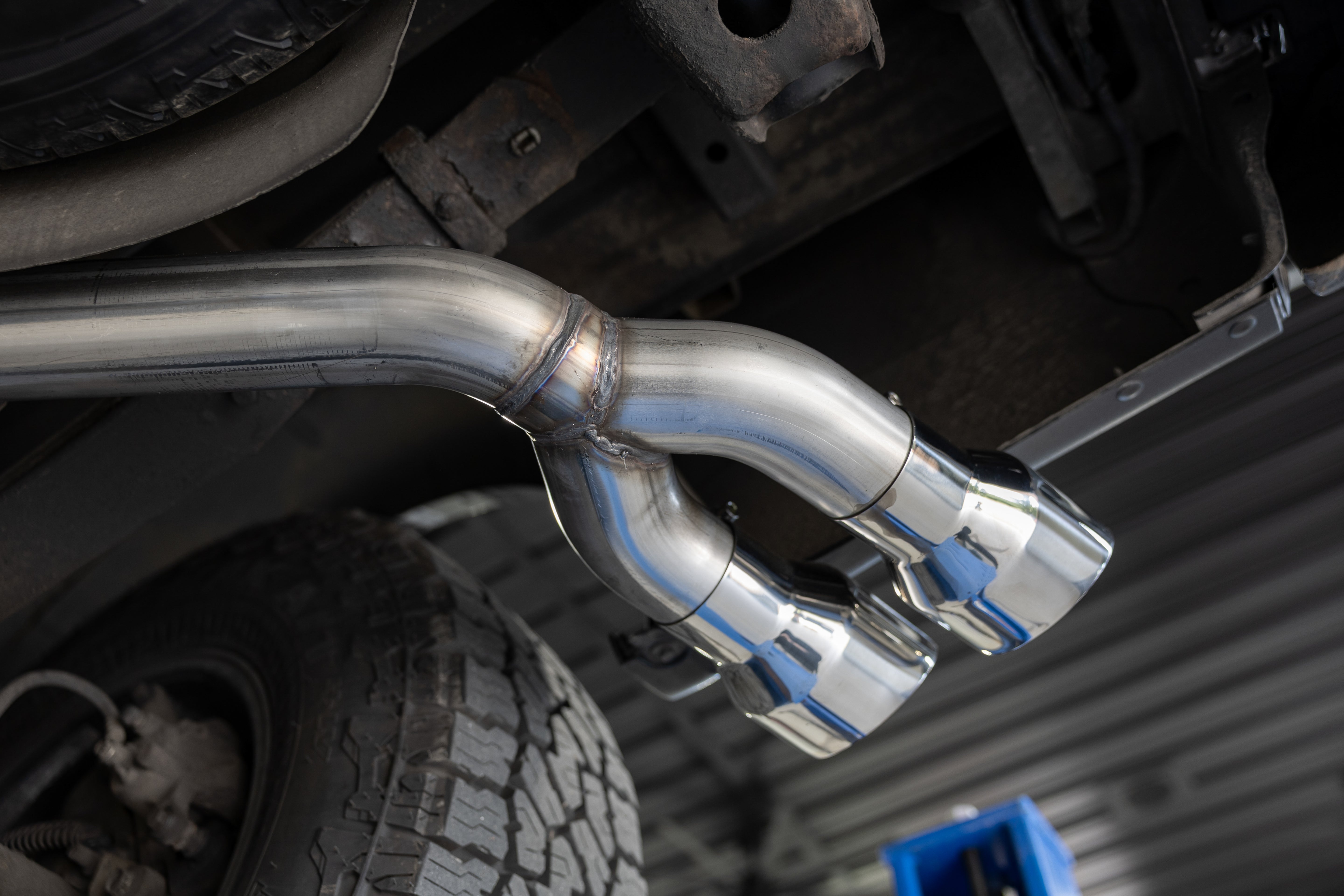 15-20 Ford F-150 2.7L, 3.5L and 5.0L Armor Lite 3-Inch Cat-Back Passenger Side Exit with Polished Tips MBRP