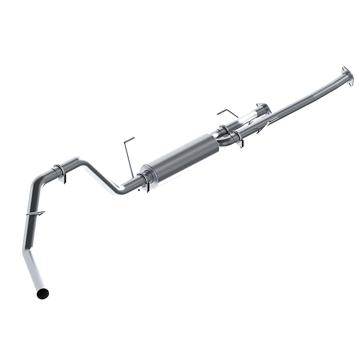 Cat Back Exhaust System Single Side No Tip Aluminized Steel For 09-21 Toyota Tundra MBRP