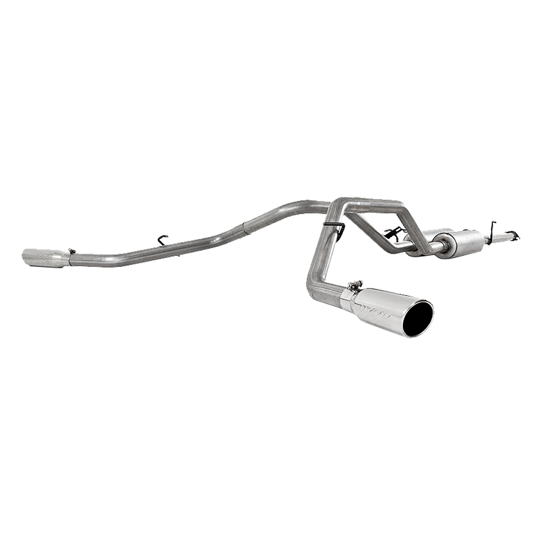Cat Back Exhaust System Dual Split Side T409 Stainless Steel For 09-21 Toyota Tundra MBRP