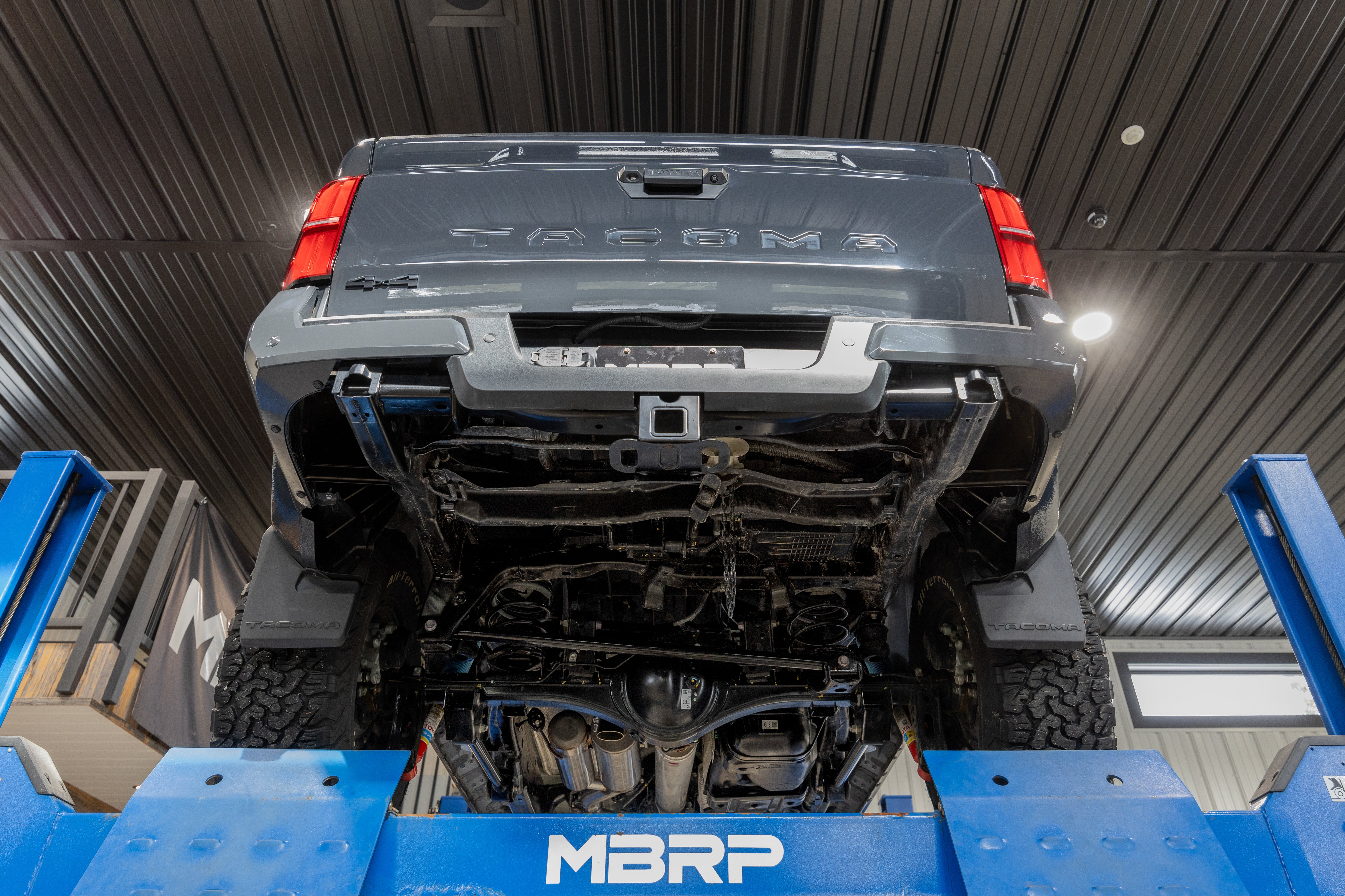 2024-Up Toyota Tacoma 2.4L Armor Pro 3-Inch Cat-Back Pre-Axle Turn Down, MBRP