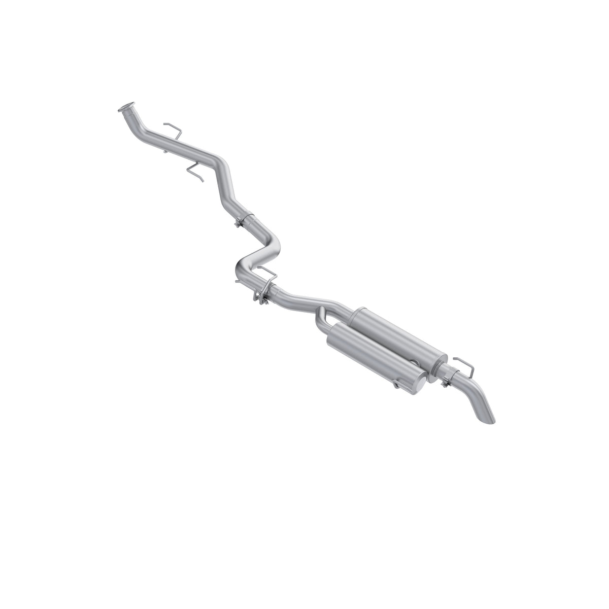 2024-Up Toyota Tacoma 2.4L Armor Lite 3-Inch Cat-Back Pre-Axle Turn Down, MBRP