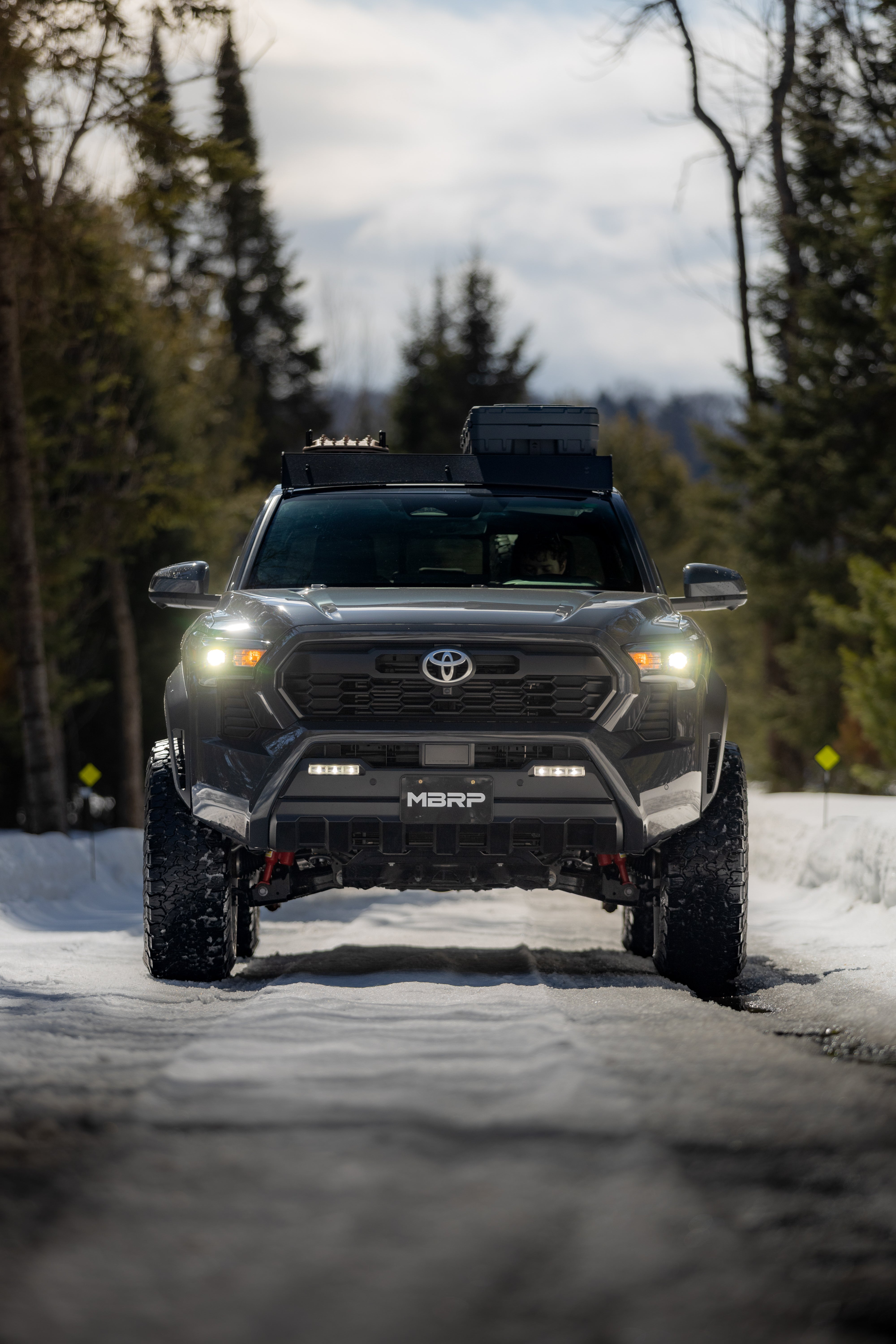 2024-Up Toyota Tacoma 2.4L Armor Lite 3-Inch Cat-Back Pre-Axle Turn Down, MBRP