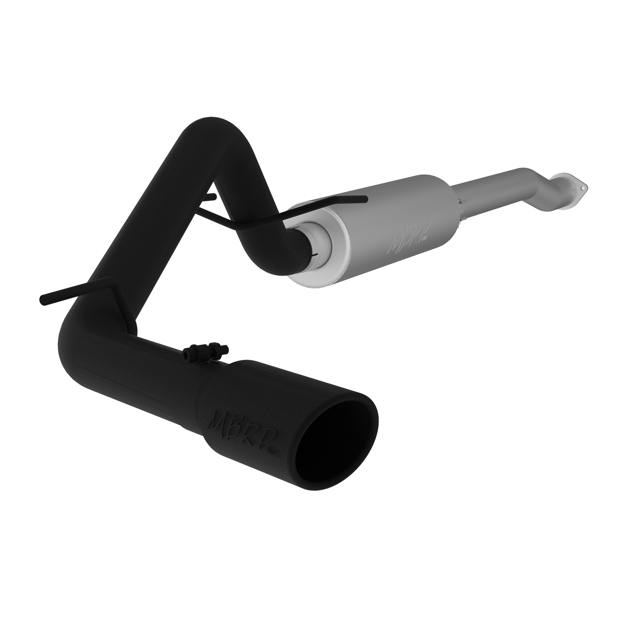 Toyota 3 Inch Cat Back Exhaust System For 16-23 Toyota Tacoma 3.5L Single Side Exit Black-Coated Aluminized Steel MBRP