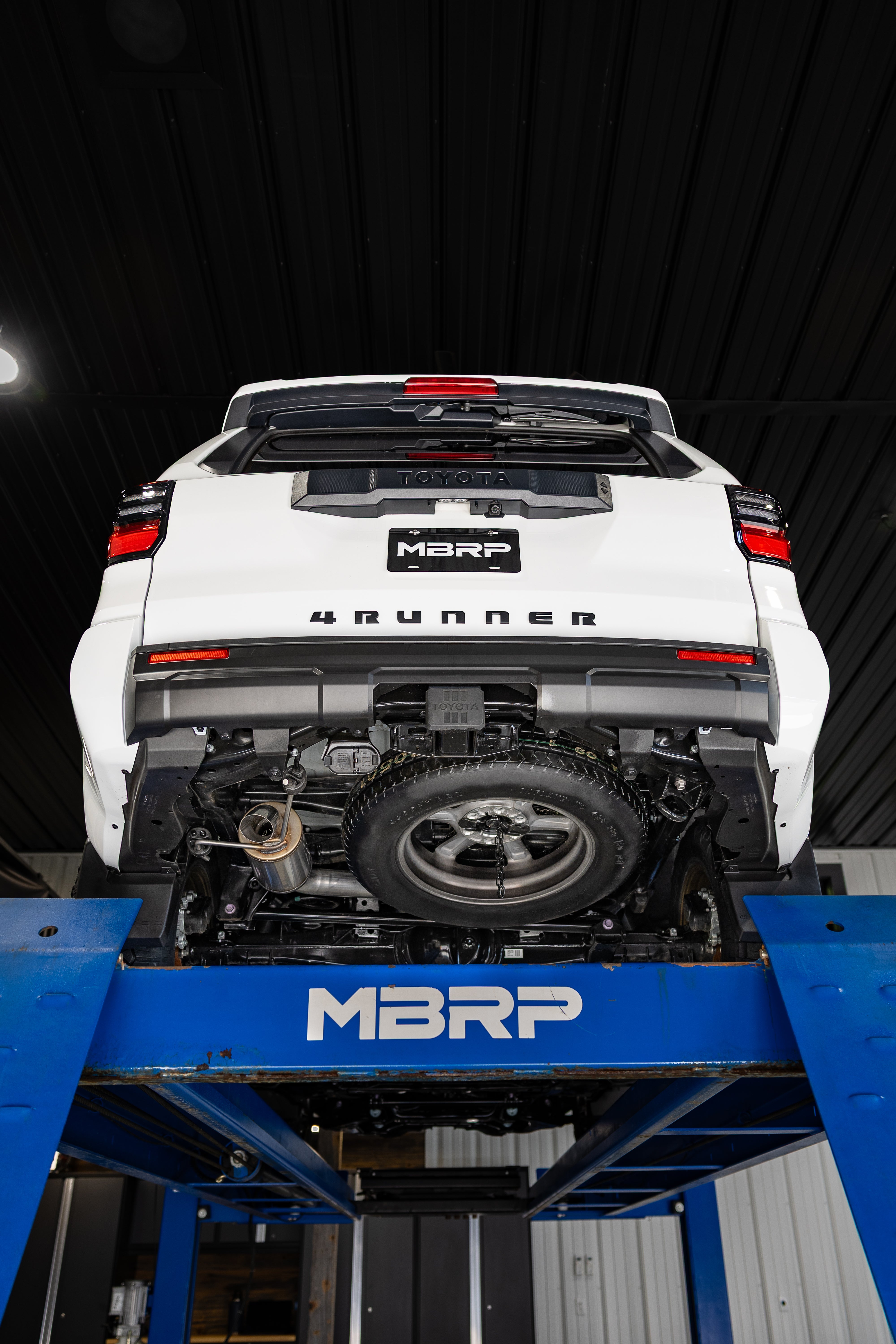 24-Present Toyota 4Runner, Armor Lite, Overland 3-Inch Cat-Back Single Rear, High-Clearance Turndown, MBRP