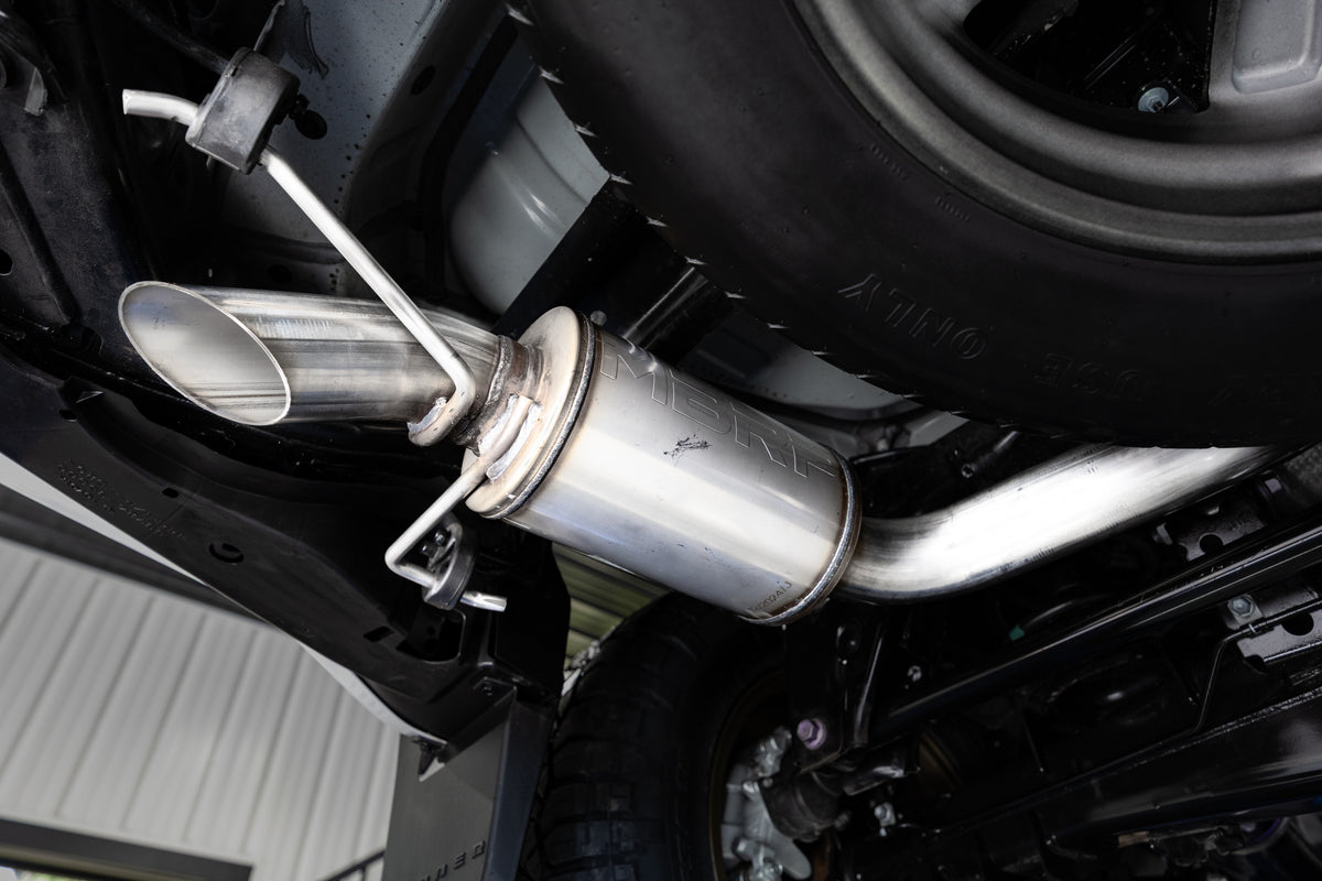 24-Present Toyota 4Runner, Armor Lite, Overland 3-Inch Cat-Back Single Rear, High-Clearance Turndown, MBRP