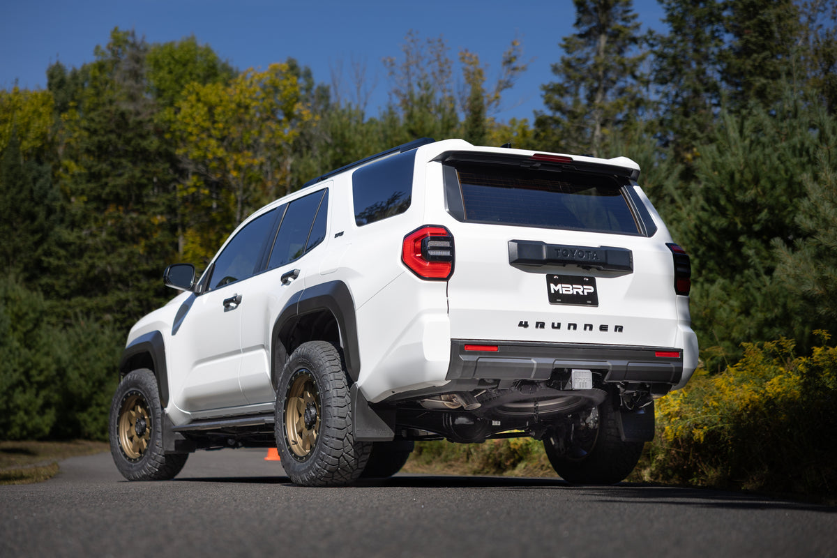 24-Present Toyota 4Runner, Armor Lite, Overland 3-Inch Cat-Back Single Rear, High-Clearance Turndown, MBRP