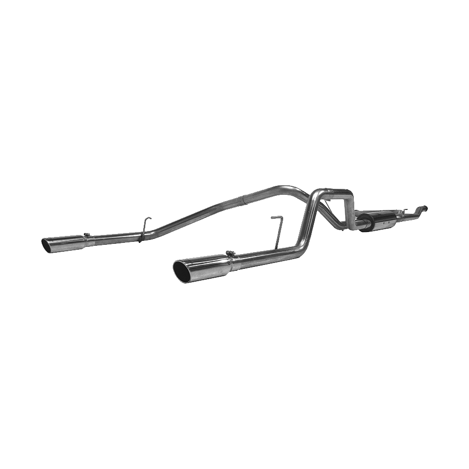 Cat Back Exhaust System Dual Split Rear T409 Stainless Steel For 04-15 Nissan Titan 5.6L MBRP