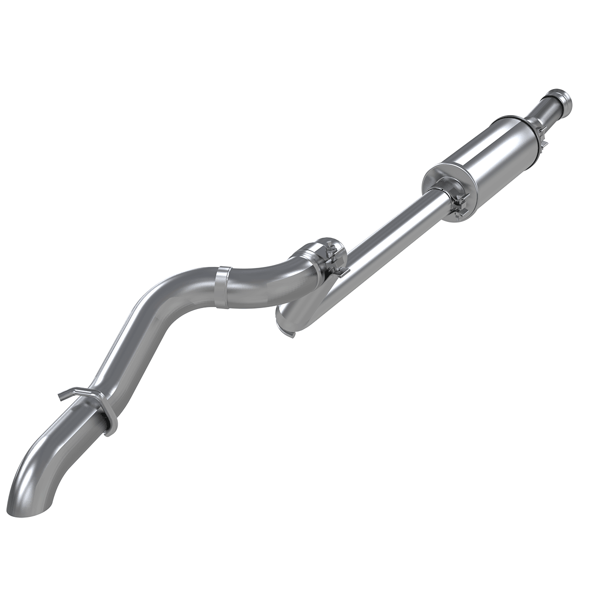 Jeep JL Cat Back Exhaust System Single Rear Exit Armor Pro Series For 18-Up Wrangler JL 2/4 Door MBRP