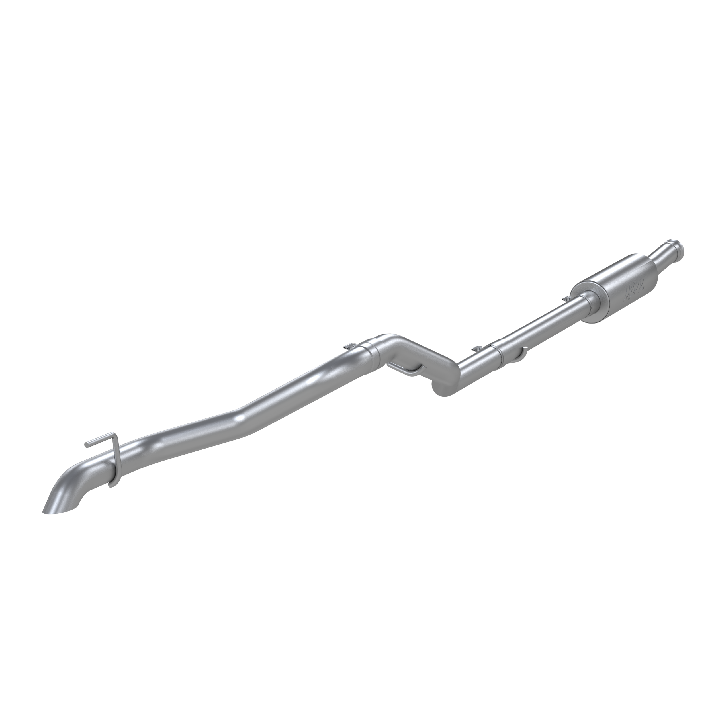 Jeep 2.5 Inch Cat Back Exhaust System Off-Road Single Rear Exit Armor Pro Series For 20-Up Jeep Gladiator 3.6L MBRP