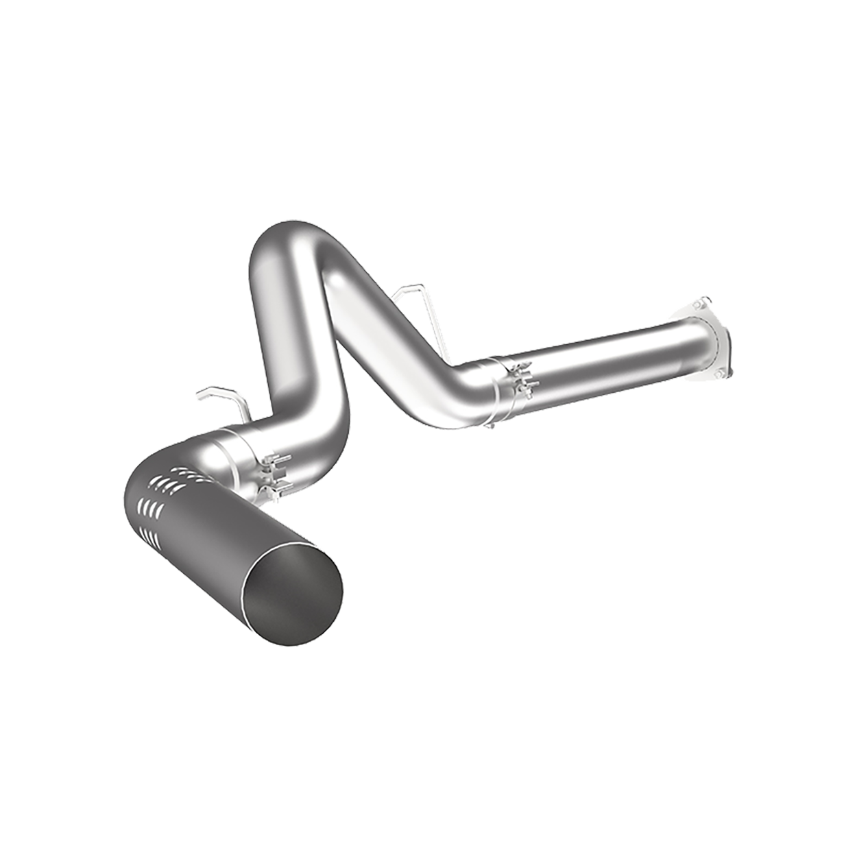 4 Inch Filter Back-No Muffler Single Side For 07-10 Silverado/Sierra 2500/3500 Duramax All LMM T409 Stainless Steel MBRP