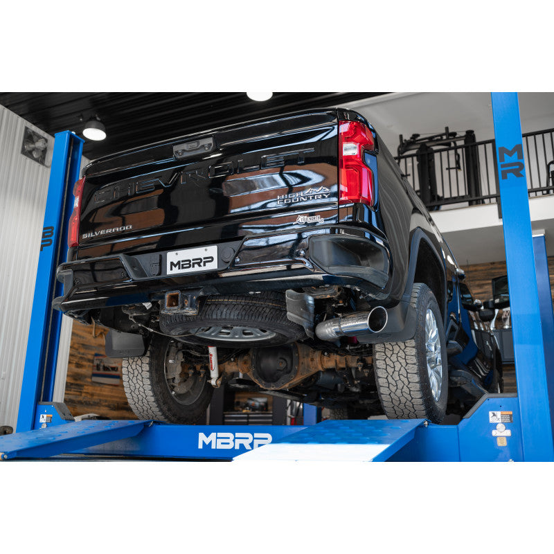 20-25 Chevy/GMC 2500/3500 Armor Lite Series Aluminized Steel 4 Inch Filter Back Single Side Exit Exhaust System MBRP