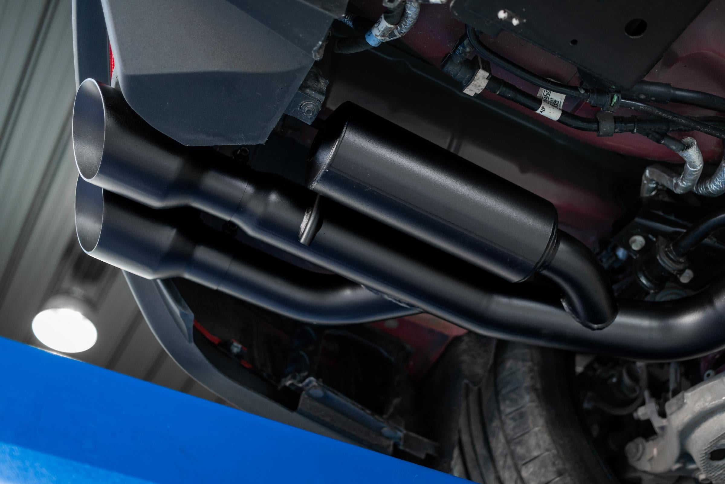 3 Inch Cat Back Exhaust System For 18-23 Ford Mustang GT 5.0L With Quad 4 Inch Dual Wall Tips Race Version T304 Stainless Steel MBRP
