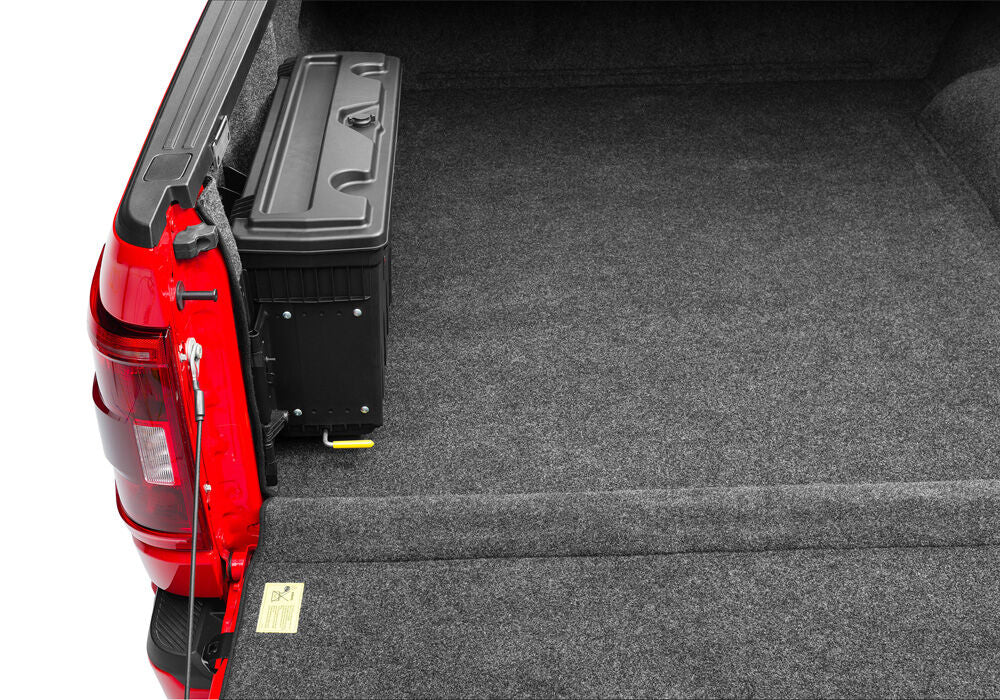 Truck Bed Storage Box Swing Case 2015-2026 Ford F-150 (Includes Lightning) Drivers Side Black Smooth UnderCover