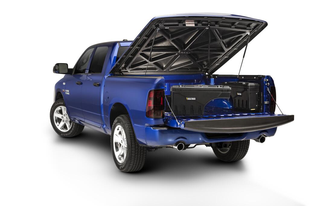 Truck Bed Storage Box Swing Case 2019-2026 (New Body Style) Ram 1500 Without RamBox Drivers Side Black Smooth UnderCover