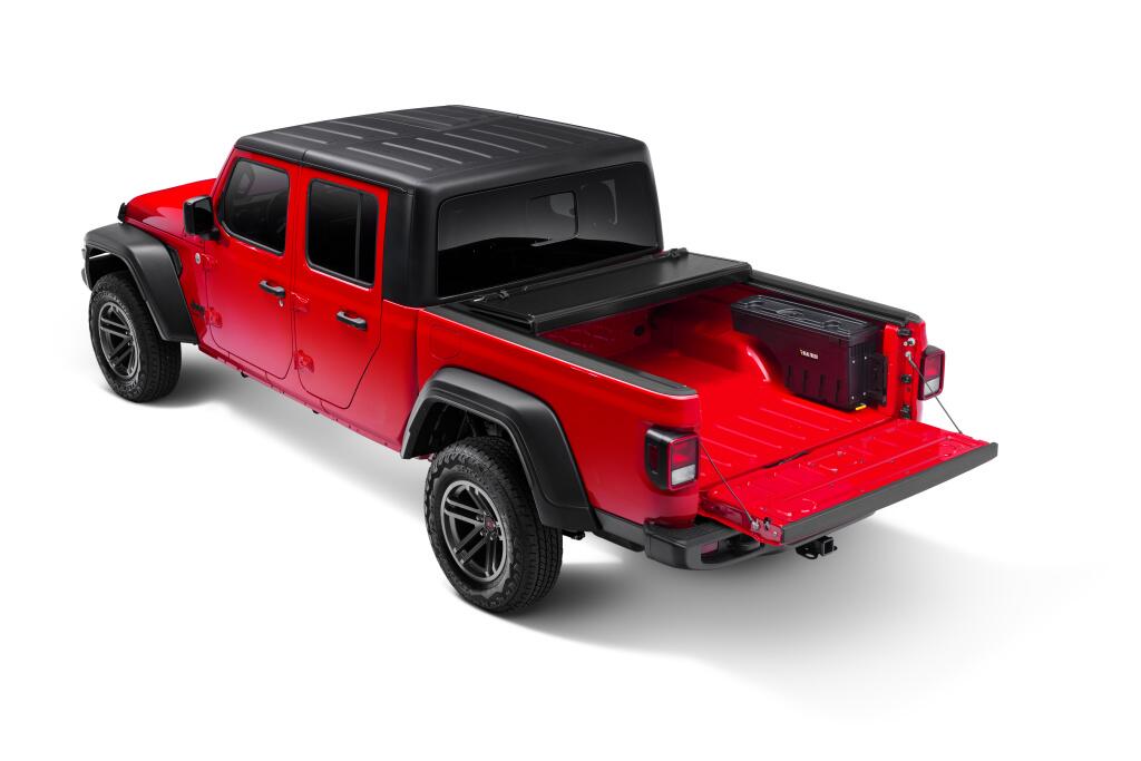 Truck Bed Storage Box Swing Case 2020-2025 Jeep Gladiator Passenger Side Black Smooth UnderCover