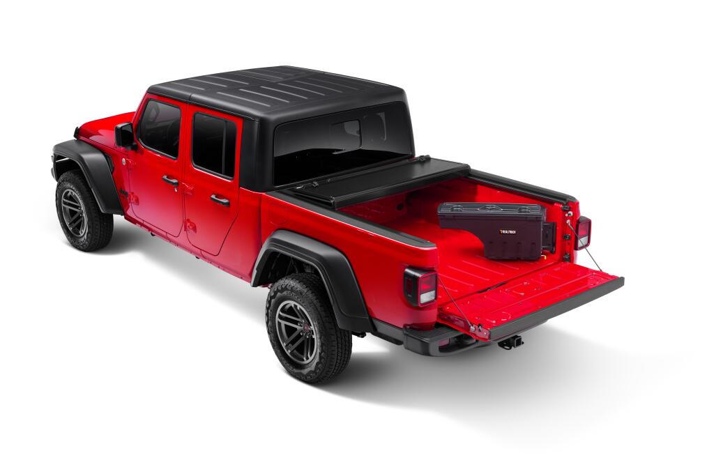 Truck Bed Storage Box Swing Case 2020-2025 Jeep Gladiator Passenger Side Black Smooth UnderCover
