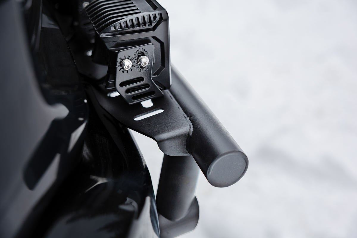 2019-Up Ram 2500 Black-Coated Bumper Light Mounting Bar MBRP