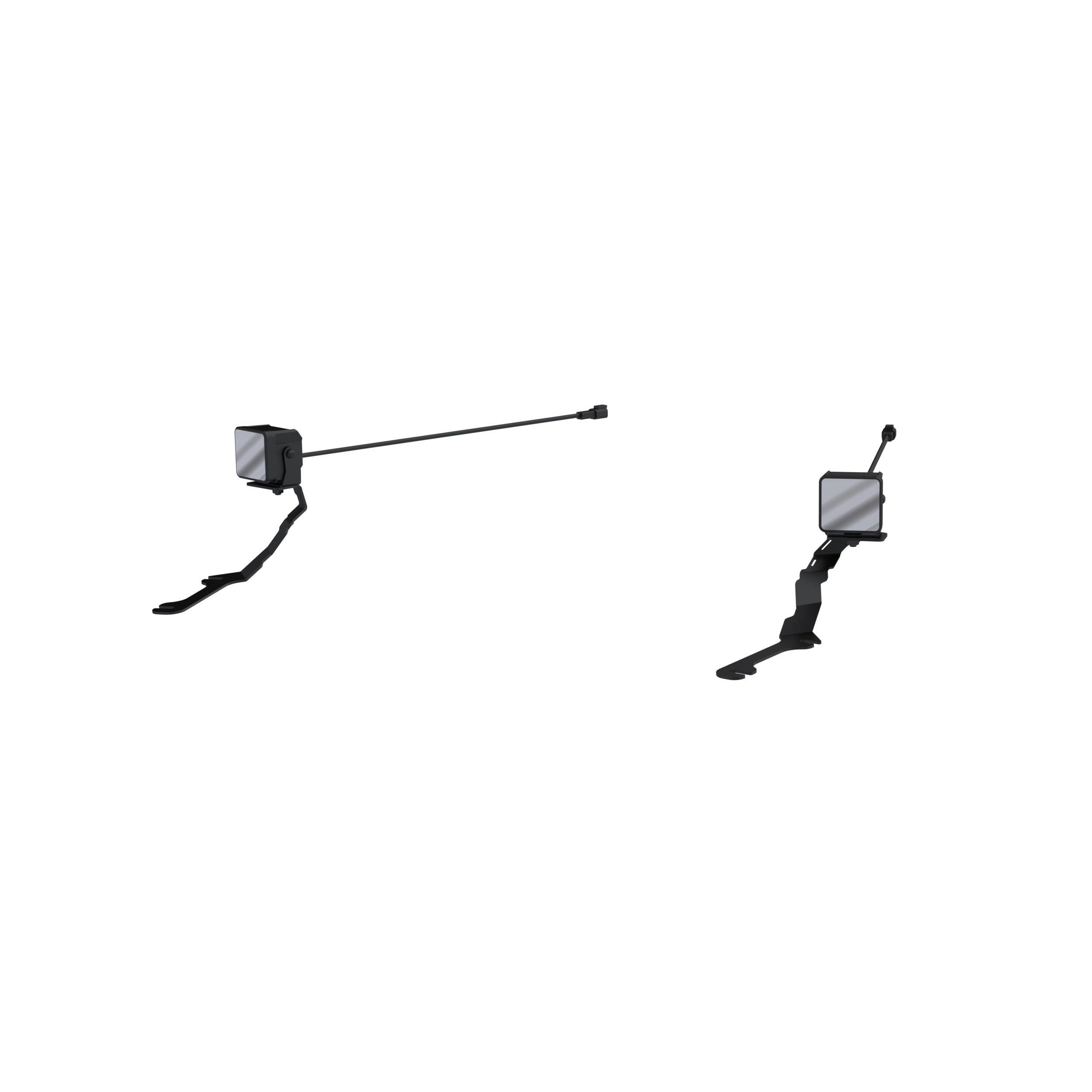 25-Present Ram 1500 RHO Ditch Light Kit Amber Flood Beam MBRP