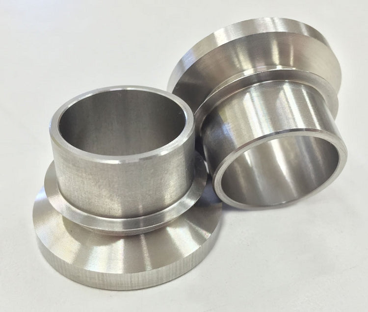 Short 7/8 Inch High Misalignment Spacers SS 3/4 Inch Pair  Artec Industries