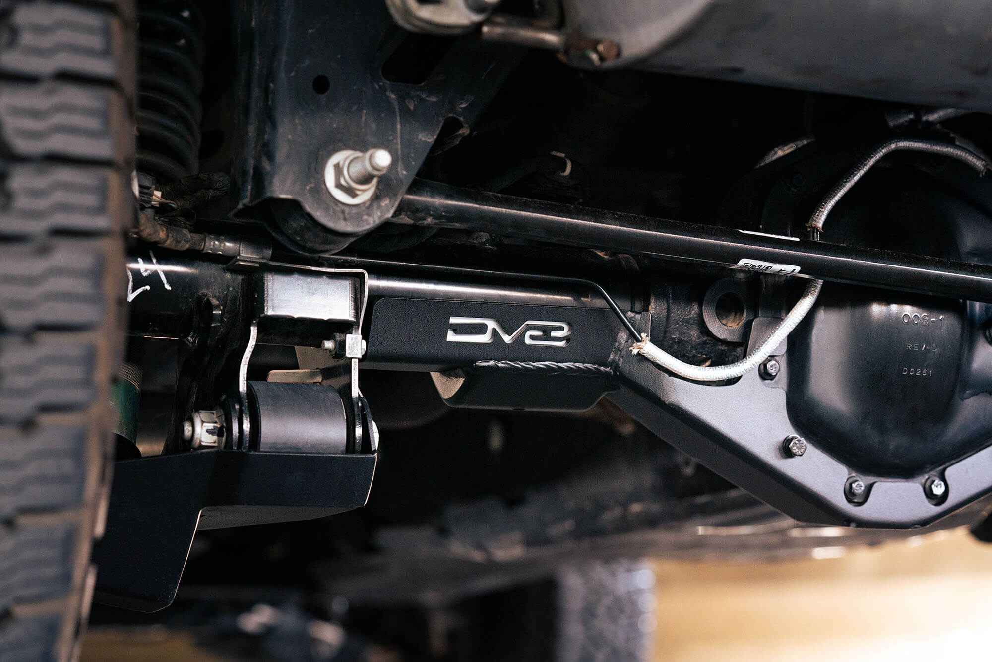 2021 2024 Ford Bronco Rear Differential Skid Plate DV8 Offroad