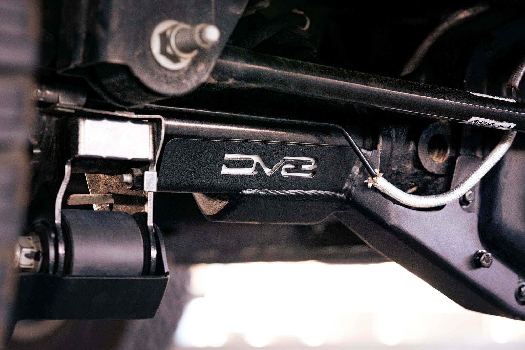2021 2024 Ford Bronco Rear Differential Skid Plate DV8 Offroad