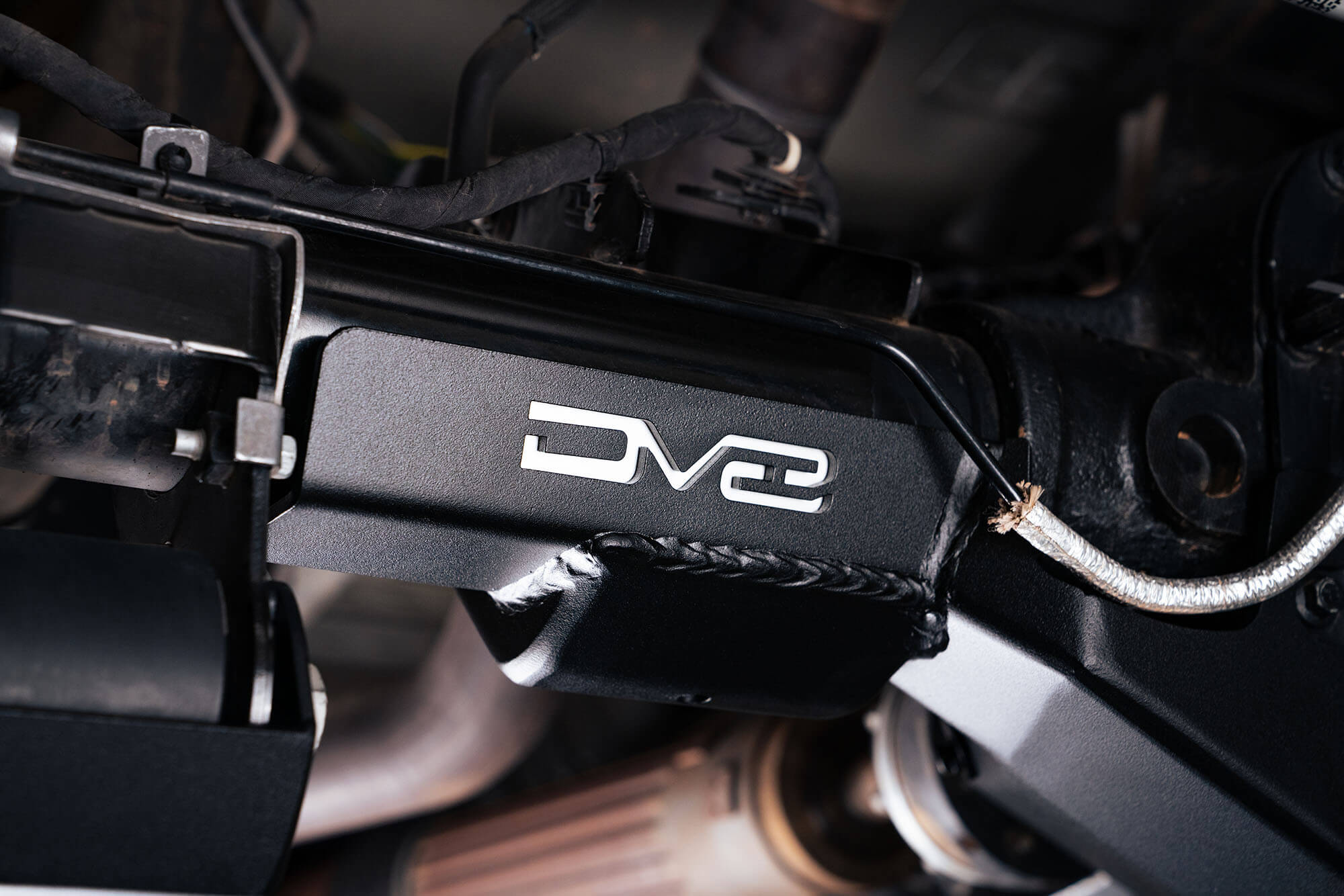 2021 2024 Ford Bronco Rear Differential Skid Plate DV8 Offroad