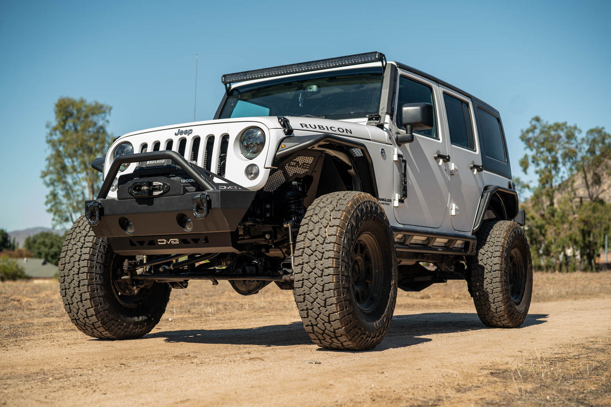 2007 2018 Jeep Wrangler JK Front Skid Plate DV8 Offroad