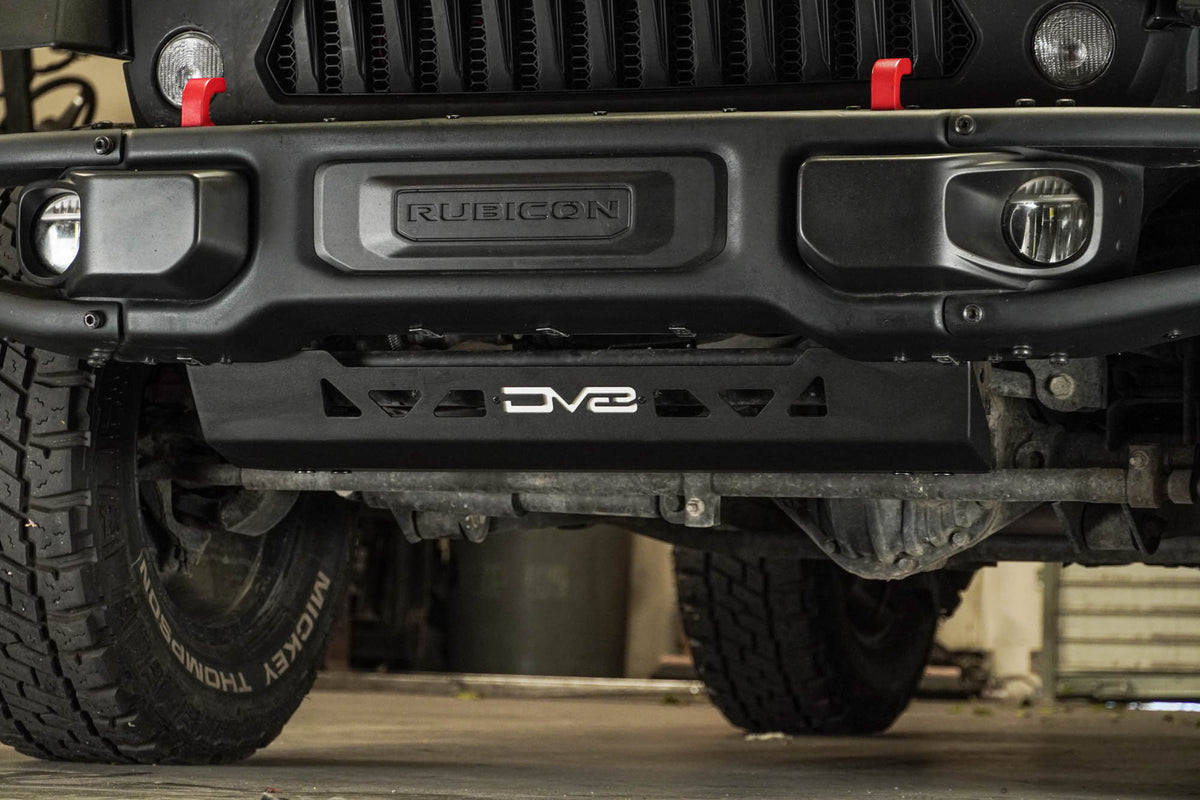 2007 2018 Jeep Wrangler JK Front Skid Plate DV8 Offroad