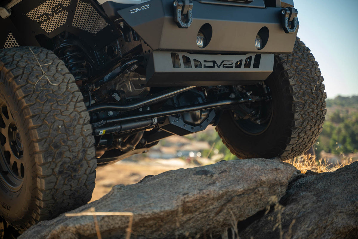 2018 2025 Jeep Wrangler JL JLU Gladiator JT Front Differential Skid Plate DV8 Offroad