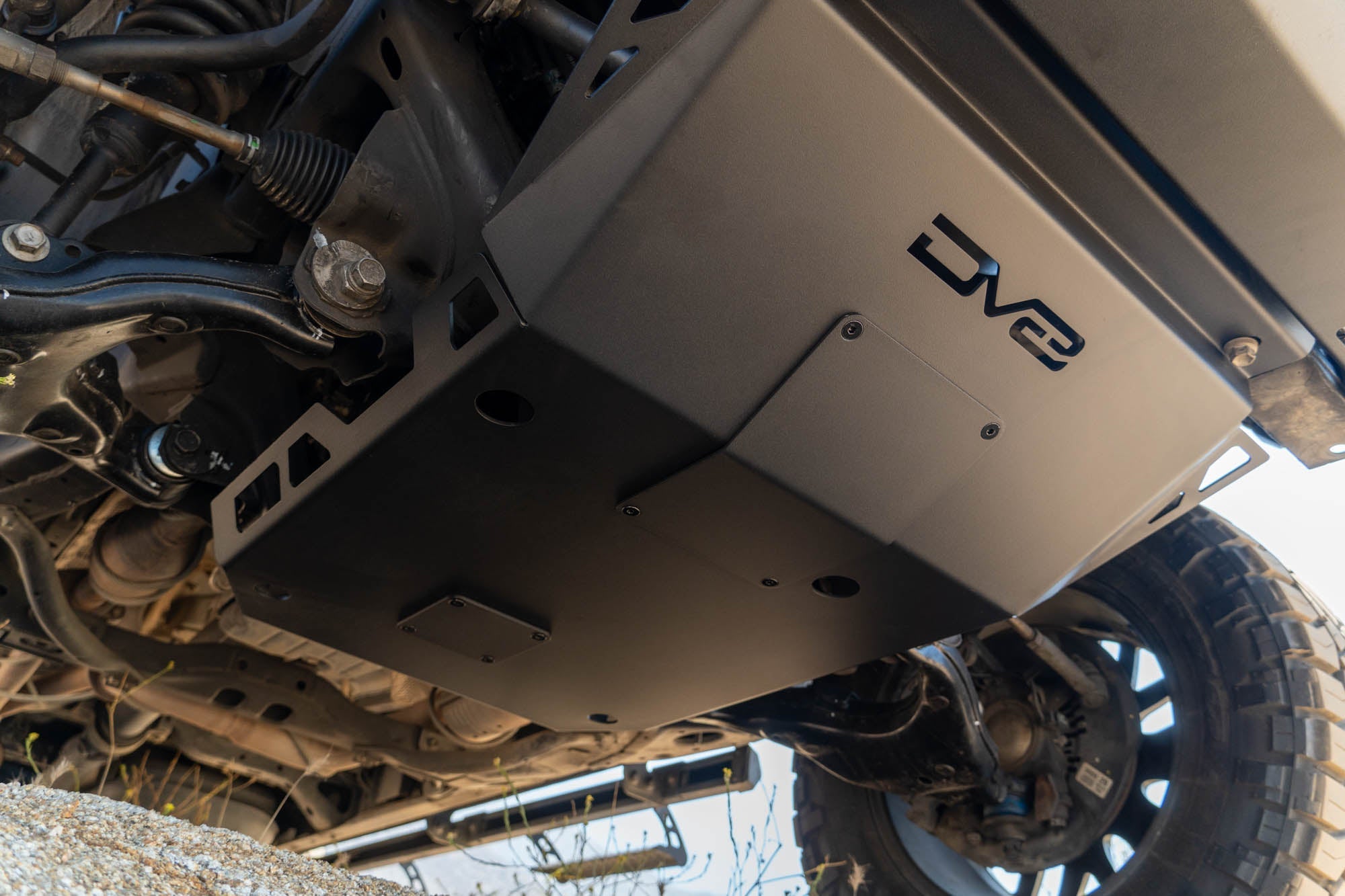 2016 2023 Toyota Tacoma Front Skid Plate DV8 Offroad