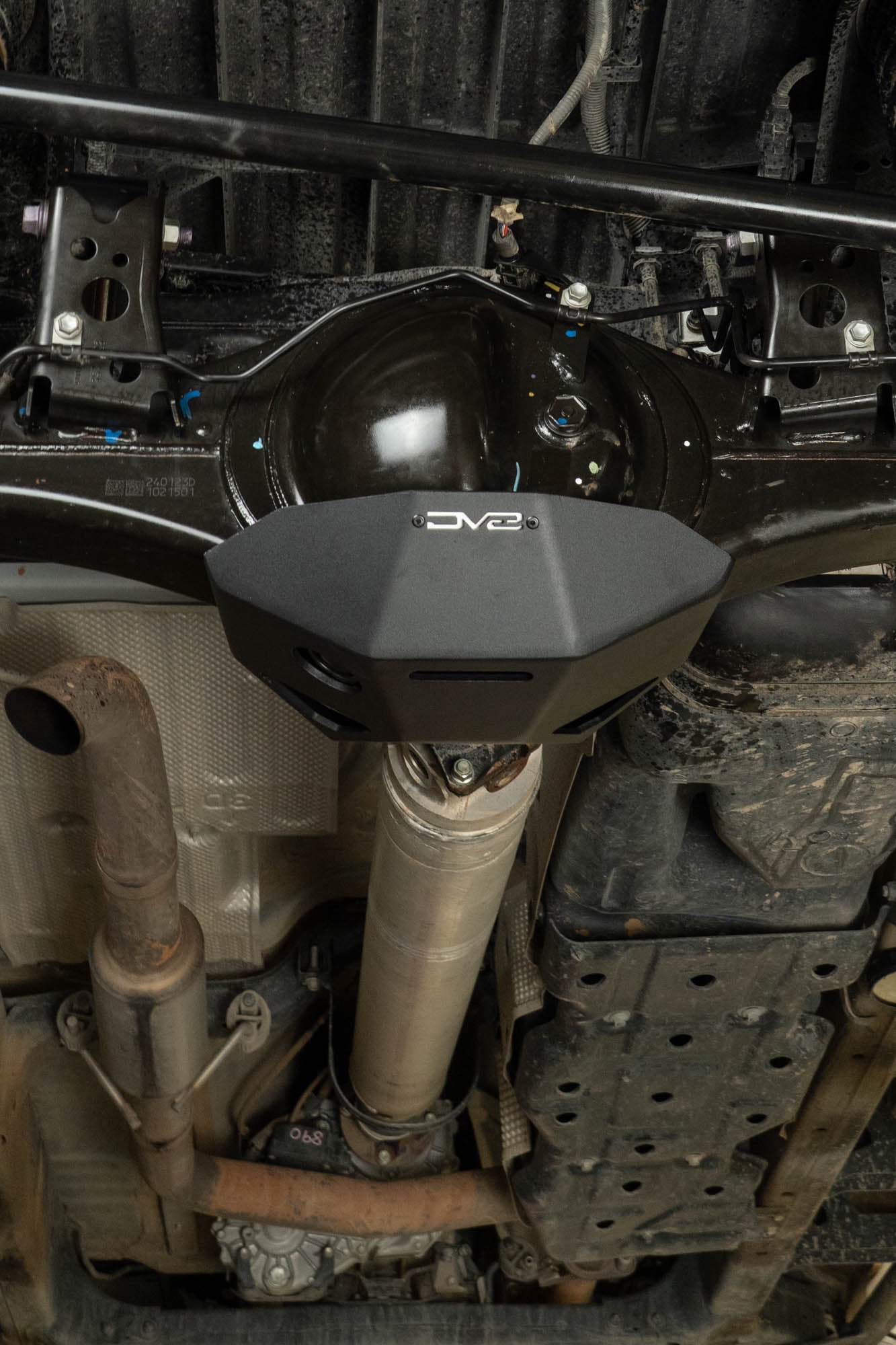 2024 2026 Toyota Tacoma Rear Differential Skid Plate DV8 Offroad