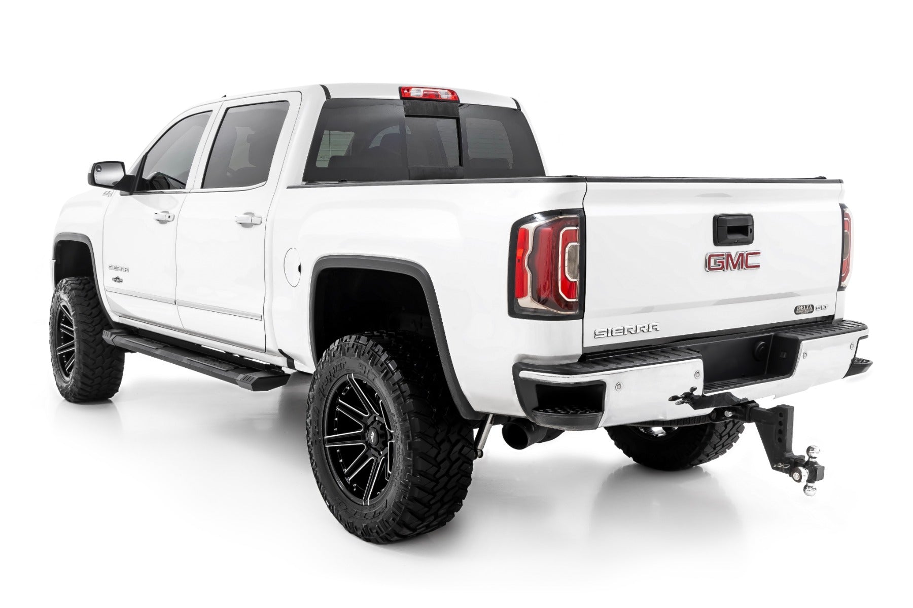 HD2 Aluminum Running Boards Ext Cab Silverado/Sierra 1500/2500HD/3500HD (07-19 & Classic) Rough Country