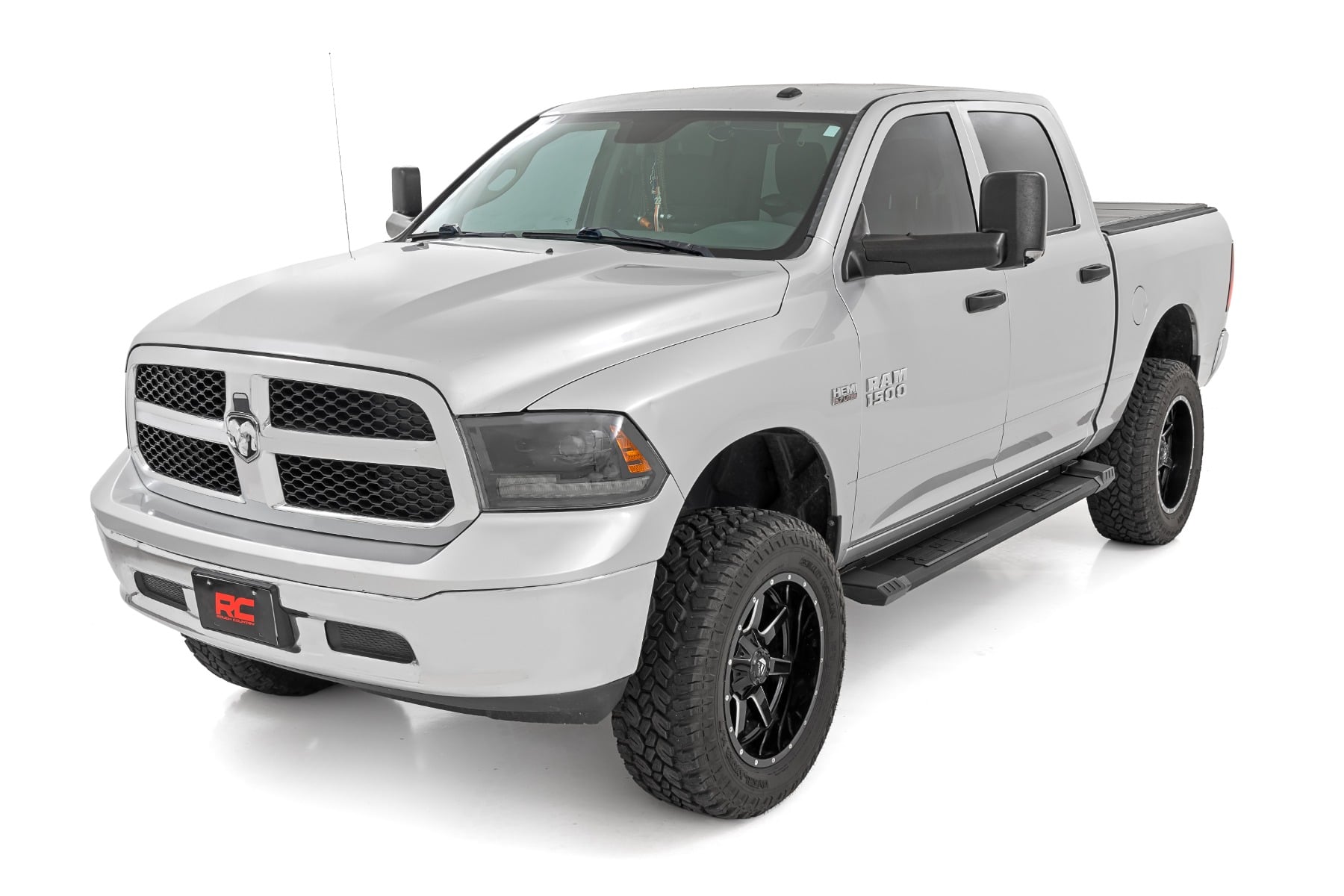 HD2 Running Boards Crewmax Cab Ram 1500/2500/3500 2WD/4WD (2010-2025 & Classic) Rough Country