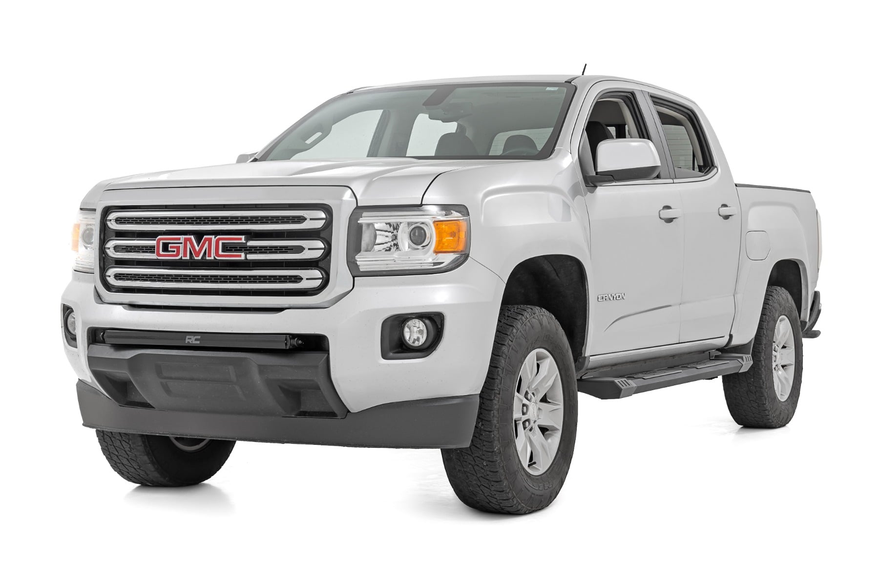 HD2 Aluminum Running Boards Crew Cab Chevy/GMC Canyon/Colorado (15-26) Rough Country