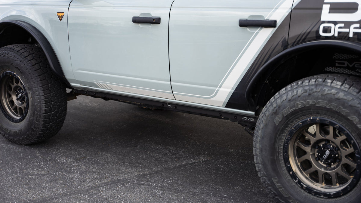 2021 2024 Ford Bronco 4 Door Pinch Weld Covers DV8 Offroad