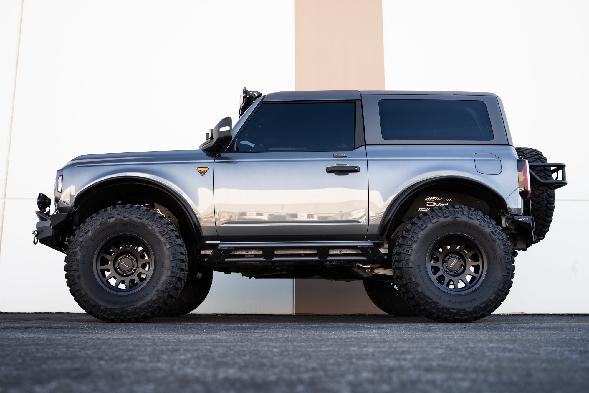 2021 2024 Ford Bronco Fs 15 Series 2 Door Rock Sliders DV8 Offroad