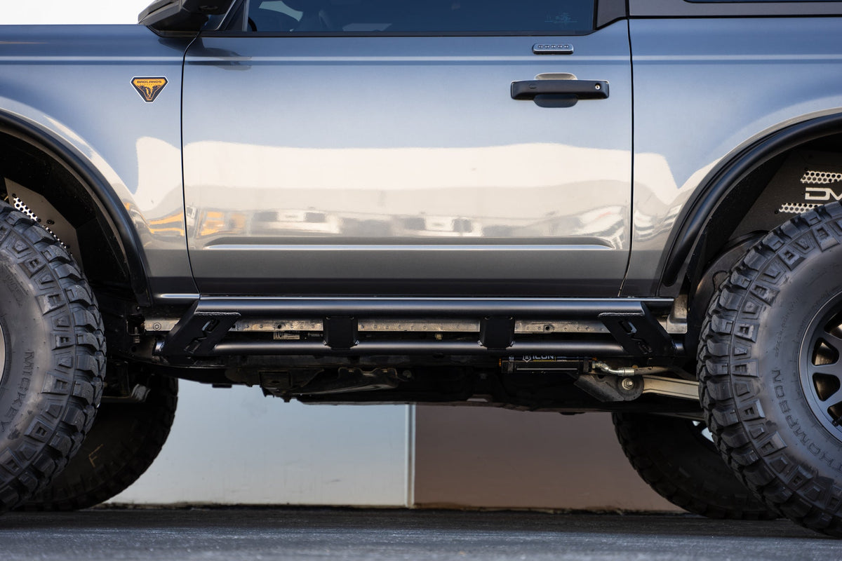 2021 2024 Ford Bronco Fs 15 Series 2 Door Rock Sliders DV8 Offroad