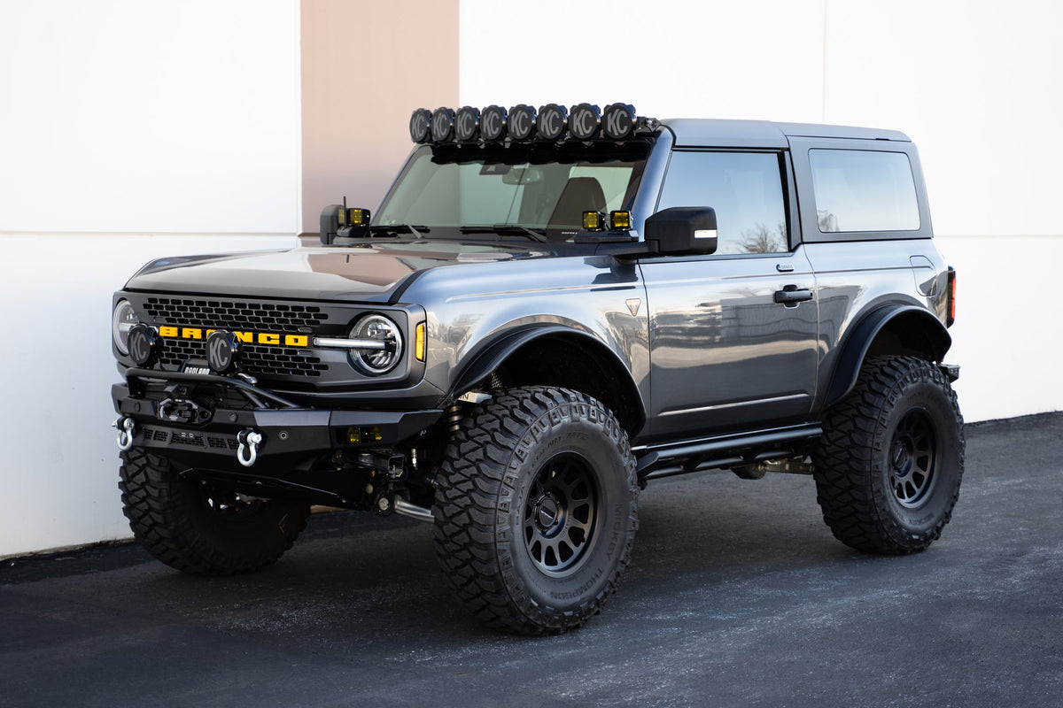2021 2024 Ford Bronco Fs 15 Series 2 Door Rock Sliders DV8 Offroad