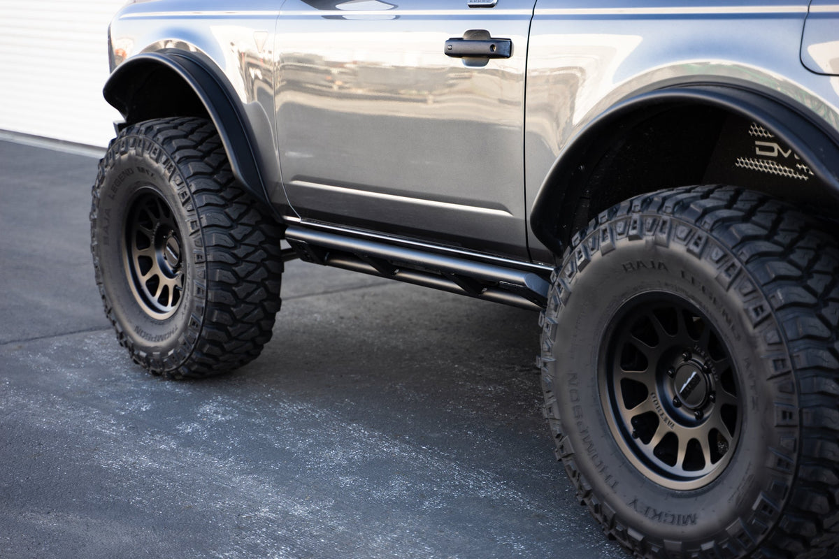 2021 2024 Ford Bronco Fs 15 Series 2 Door Rock Sliders DV8 Offroad