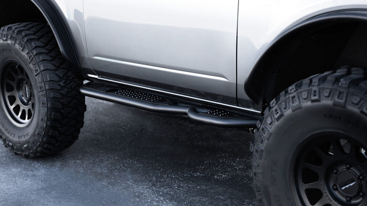 2021 2024 Ford Bronco Oe Plus 2 Door Side Steps DV8 Offroad