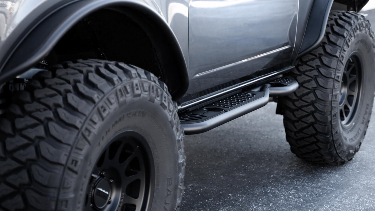 2021 2024 Ford Bronco Oe Plus 2 Door Side Steps DV8 Offroad