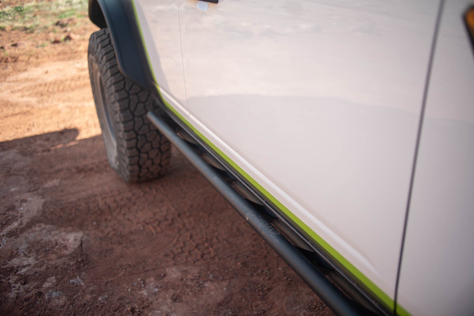 2021 2024 Ford Bronco Fs 15 4 Door Rock Sliders V2 DV8 Offroad