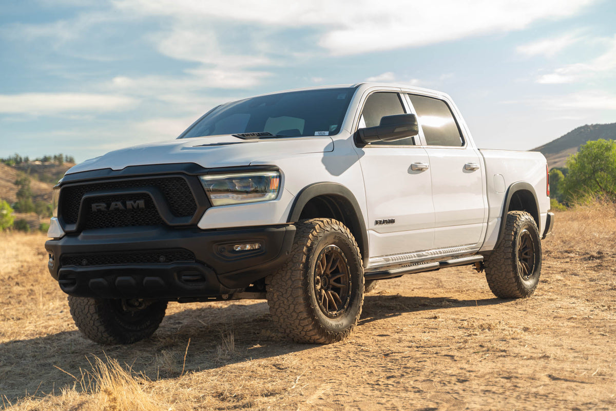 2019 2025 RAM 1500 Crew Cab OE Plus Side Steps DV8 Offroad