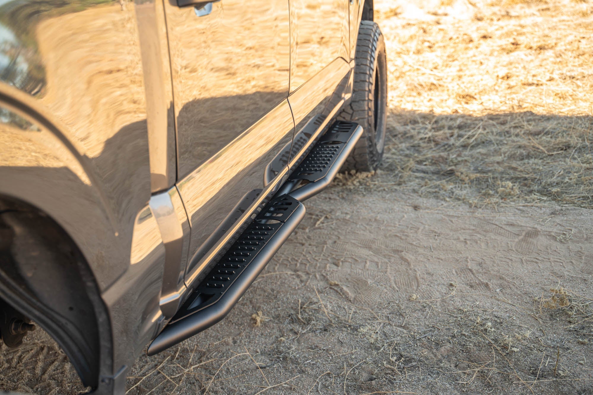 2015 2024 Ford F 150 OE Plus Side Steps DV8 Offroad