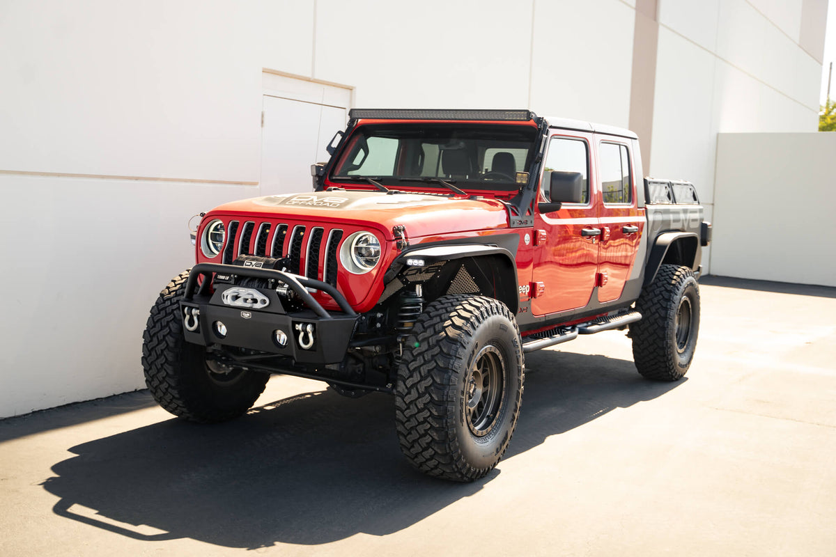 2020 2025 Jeep Gladiator JT OE Plus Side Steps DV8 Offroad