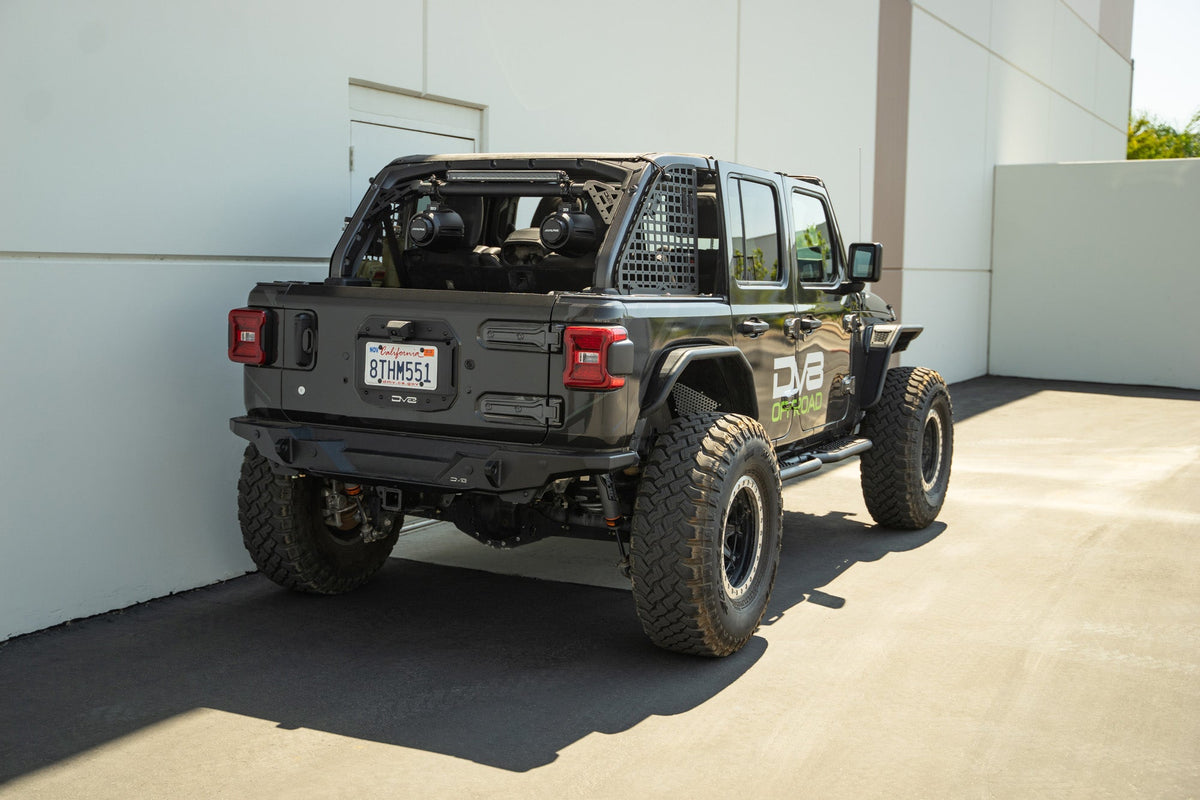 2018 2025 Jeep Wrangler JL JLU Oe Plus 4 Door Side Steps DV8 Offroad