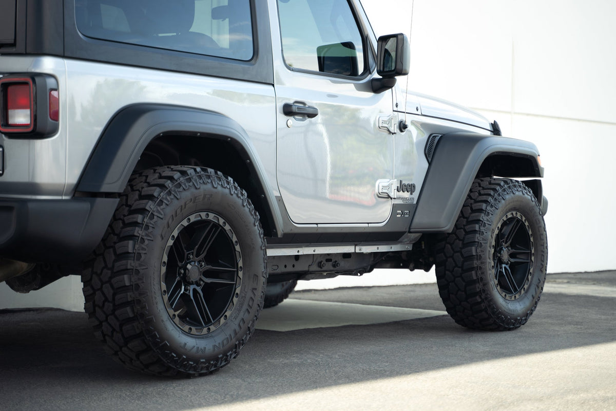2018 2025 Jeep Wrangler JL 2 Door Rock Skins DV8 Offroad