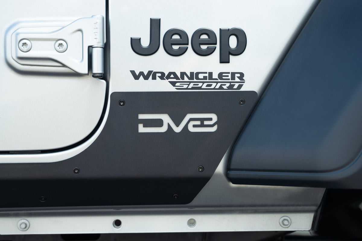 2018 2025 Jeep Wrangler JL 2 Door Rock Skins DV8 Offroad