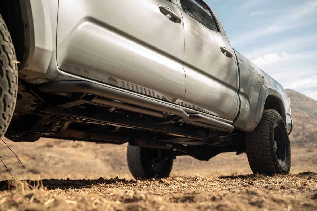 2016 2023 Toyota Tacoma OE Plus Side Steps DV8 Offroad